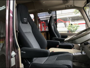 TOYOTA�@�R�[�X�^�[�@�L�����s���O�@����ȃh�A�Ȃ��ԁ@KC-HZB41�i1997�N/7���j�@�Ɂ@RECARO�i���J���j�@LX-F�@IN110�@BK�@�A�[�����X�g���r�i�L���v�e���V�[�g�j�@�~���E�@����