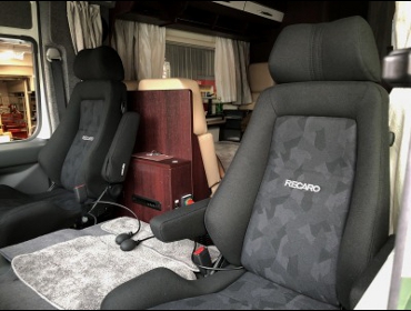 TOYOTA�@�R�[�X�^�[�@�L�����s���O�@�Ɂ@RECARO�i���J���j�@�G���S���hD�@�V�[�g�q�[�^�[�t���@���@�G���S���hD�@�V�[�g�q�[�^�[�t���@�L���v�e���V�[�g�@����