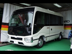 TOYOTA�@�R�[�X�^�[�@XZB60�i2020�N�j�@�Ɂ@RECARO�i���J���j�@SR-7F�@GU100H�@�u���E���@�V�[�g�q�[�^�[�t���@�A�[�����X�g�t���@�~���E�@����