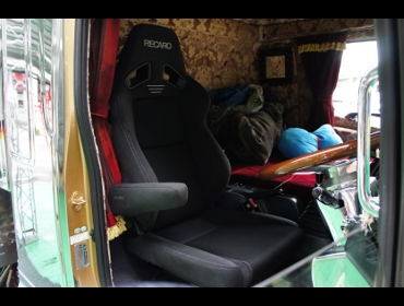 HINO�@�����W���[�v���@PB-FD8J LFA�i2004�N�j�@�Ɂ@RECARO�i���J���j�@SR-7F�@GK100�@BK/BK�@A/R�^�C�v�@����