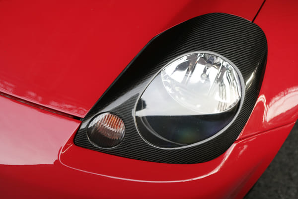 TRIAL ヘッドライトカバーカーボン